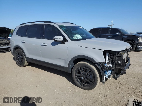 2024 Kia Telluride SX Prestige X-Pro z VIN 5XYP5DGC8RG422323, wystawiony jako Copart lot #55699535 z przebiegiem 18 348 mil mil oraz Szkoda całkowita • Salvage title. Historia ofert i sprzedaży dostępna na DreamBid. Obrazek 4.