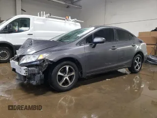 2015 Honda Civic Sedan SE with VIN 19XFB2F78FE246430, listed as a Copart auction lot 51172135 with 69,857 mi miles and Salvage Title. Bid and sale history available at carsss.com. Image 1.