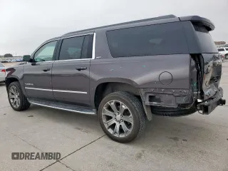 2015 GMC Yukon XL SLT with VIN 1GKS1HKC0FR718202, listed as a Copart auction lot 46185405 with 113,862 mi miles and Salvage Title. Bid and sale history available at carsss.com. Image 2.