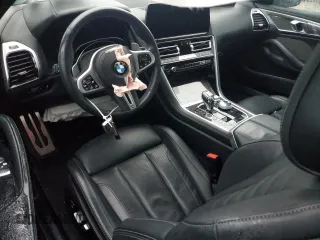 2024 BMW 8 Series M850i xDrive with VIN WBABC4C07RCP91011, listed as a Copart auction lot 42949665 with Not Provided miles and Salvage Title. Bid and sale history available at DreamBid. Image 8.