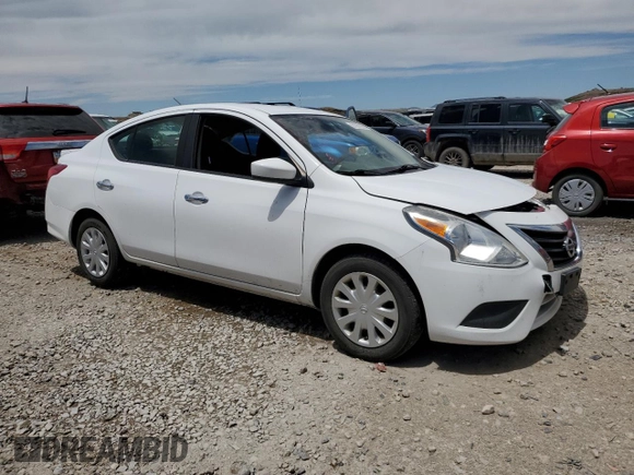 2016 Nissan Versa S with VIN 3N1CN7AP6GL836043, listed as a Copart auction lot 61931055 with 104,179 mi miles and Salvage title. Bid and sale history available at DreamBid. Image 4.