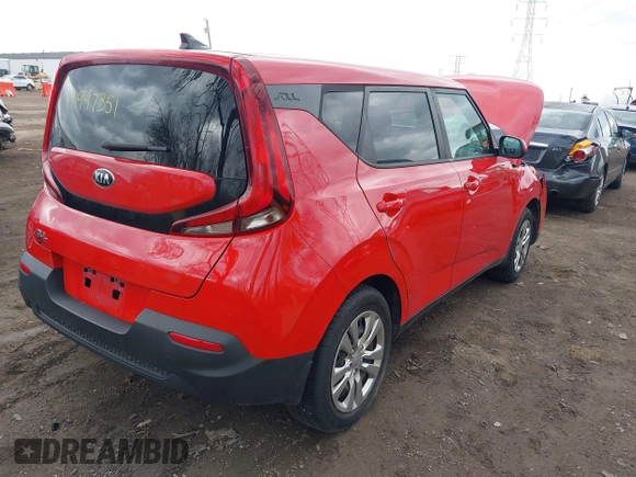 2020 Kia Soul S with VIN KNDJ23AU0L7731492, listed as a IAAI auction lot 41947351 with 71,484 mi miles and . Bid and sale history available at DreamBid. Image 4.