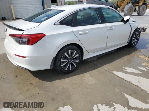2023 Honda Civic EX with VIN 2HGFE1F73PH308955, listed as a Copart auction lot 54742035 with Not provided miles and Salvage title. Bid and sale history available at DreamBid. Image 3.