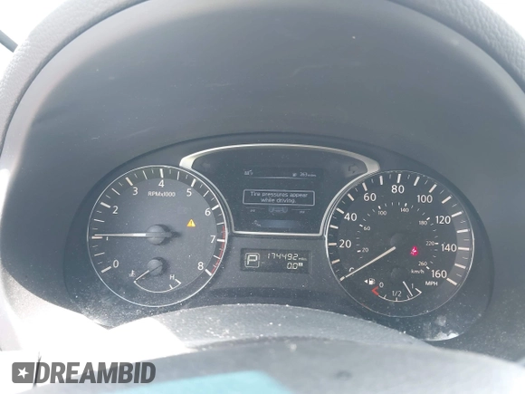 2015 Nissan Altima S with VIN 1N4AL3APXFN863236, listed as a IAAI auction lot 41950365 with 174,492 mi miles and . Bid and sale history available at DreamBid. Image 7.