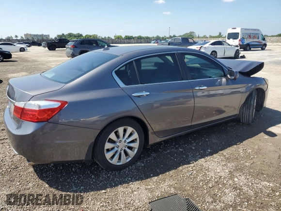 2014 Honda Accord Sedan EX-L with VIN 1HGCR2F84EA260965, listed as a Copart auction lot 50550275 with 39,573 mi miles and Salvage Title. Bid and sale history available at carsss.com. Image 3.
