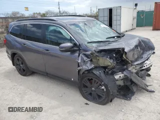 2022 Honda Pilot Special Edition with VIN 5FNYF5H22NB001986, listed as a Copart auction lot 51151045 with Not Provided miles and Salvage Title. Bid and sale history available at DreamBid. Image 4.