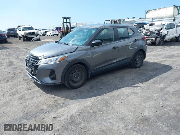 2021 Nissan Kicks S with VIN 3N1CP5BV6ML544383, listed as a IAAI auction lot 41745364 with 46,387 mi miles. Bid and sale history available at carsss.com. Image 17.