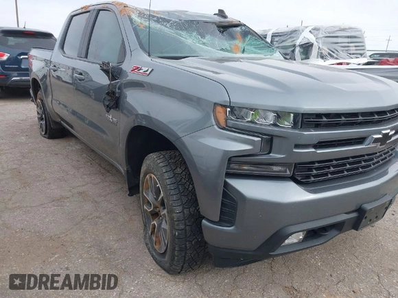 2021 Chevrolet Silverado 1500 RST with VIN 3GCUYEED2MG372203, listed as a IAAI auction lot 41395586 with 119,872 mi miles. Bid and sale history available at carsss.com. Image 1.