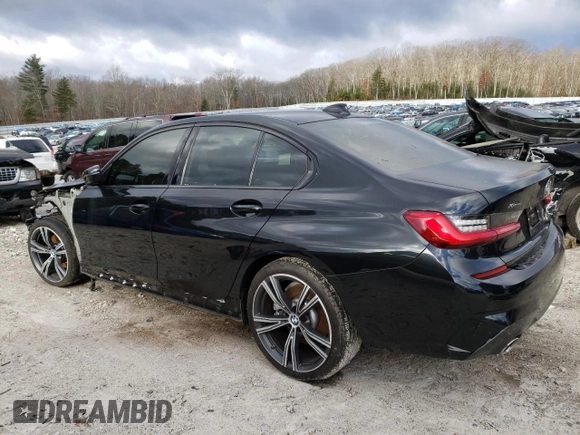 2020 BMW 3 Series 330i xDrive with VIN 3MW5R7J03L8B43762, listed as a Copart auction lot 65129272 with 12,900 mi miles. Bid and sale history available at carsss.com. Image 2.