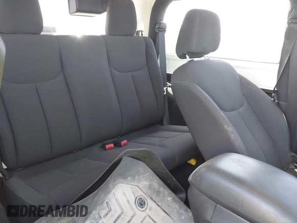 2015 Jeep Wrangler Sport with VIN 1C4AJWAGXFL650428, listed as a IAAI auction lot 42010629 with 80,039 mi miles. Bid and sale history available at carsss.com. Image 8.