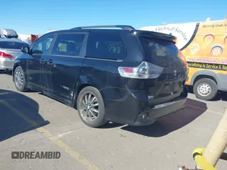 2012 Toyota Sienna SE with VIN 5TDXK3DC9CS179896, listed as a IAAI auction lot 41672616 with 216,638 mi miles. Bid and sale history available at carsss.com. Image 3.