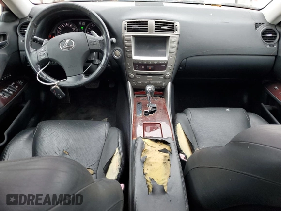 2006 Lexus IS 350 с VIN JTHBE262262004335, выставлен на аукционе Copart как лот 62864025 с пробегом 122 633 миль миль и Чистый • Clean title. История ставок и продаж доступна на DreamBid. Изображение 8.