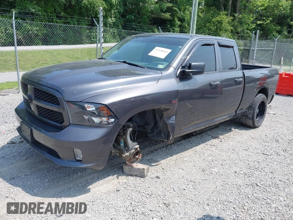 2014 Ram 1500 Tradesman with VIN 1C6RR7FTXES192585, listed as a IAAI auction lot 42438664 with 156,678 mi miles and . Bid and sale history available at DreamBid. Image 19.