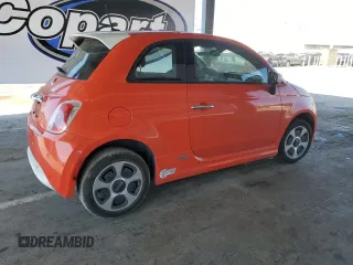 2013 FIAT 500e with VIN 3C3CFFGE7DT751092, listed as a Copart auction lot 54049135 with 66,997 mi miles and Clean Title. Bid and sale history available at carsss.com. Image 3.
