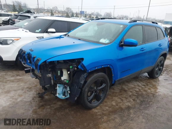 2018 Jeep Cherokee Limited with VIN 1C4PJMDB3JD570003, listed as a IAAI auction lot 41474606 with 56,433 mi miles. Bid and sale history available at carsss.com. Image 18.