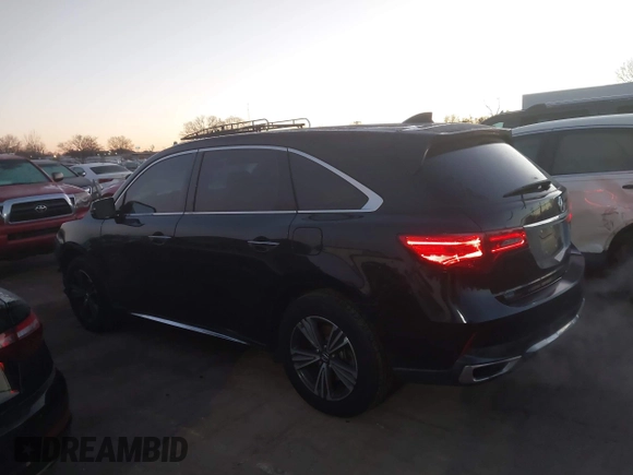 2017 Acura MDX with VIN 5J8YD4H37HL005849, listed as a IAAI auction lot 41261329 with 100,124 mi miles. Bid and sale history available at carsss.com. Image 14.