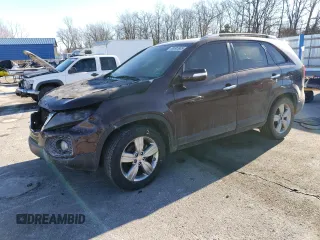 2012 Kia Sorento EX with VIN 5XYKU3A60CG256039, listed as a Copart auction lot 89092605 with 0 mi miles and Salvage Title. Bid and sale history available at carsss.com. Image 1.