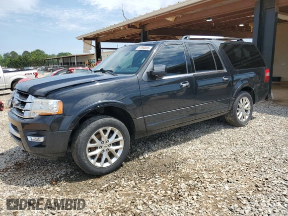2015 Ford Expedition Max Limited with VIN 1FMJK2AT0FEF21391, listed as a Copart auction lot 57064805 with 145,981 mi miles and Salvage title. Bid and sale history available at DreamBid. Image 1.