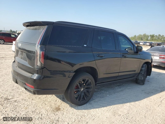 2021 Cadillac Escalade Sport Platinum with VIN 1GYS4GKL6MR408270, listed as a Copart auction lot 71308244 with 0 mi miles and Salvage Title. Bid and sale history available at carsss.com. Image 3.
