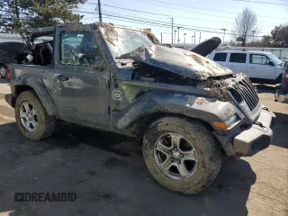 2023 Jeep Wrangler Sport S with VIN 1C4GJXANXPW609778, listed as a Copart auction lot 48559505 with Not provided miles and Salvage title. Bid and sale history available at DreamBid. Image 4.
