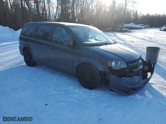 2020 Dodge Grand Caravan GT with VIN 2C4RDGEGXLR202588, listed as a Copart auction lot 89023995 with 131,675 mi miles and Salvage Title. Bid and sale history available at carsss.com. Image 4.