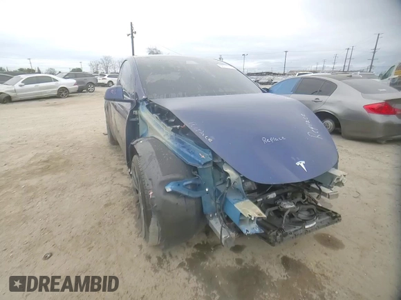 2022 Tesla Model Y Performance with VIN 7SAYGDEFXNF438281, listed as a Copart auction lot 53706435 with Not provided miles and Salvage title. Bid and sale history available at DreamBid. Image 10.