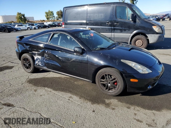 2000 Toyota Celica GT with VIN JTDDR32TXY0022339, listed as a Copart auction lot 79016024 with 161,429 mi miles and Salvage Title. Bid and sale history available at carsss.com. Image 4.