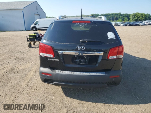 2013 Kia Sorento LX with VIN 5XYKT3A67DG393578, listed as a Copart auction lot 63515725 with 118,168 mi miles and Clean title. Bid and sale history available at DreamBid. Image 6.