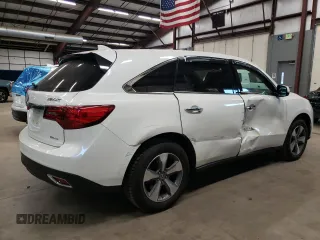 2016 Acura MDX with VIN 5FRYD4H21GB035211, listed as a Copart auction lot 79835604 with 135,233 mi miles and Salvage Title. Bid and sale history available at carsss.com. Image 3.
