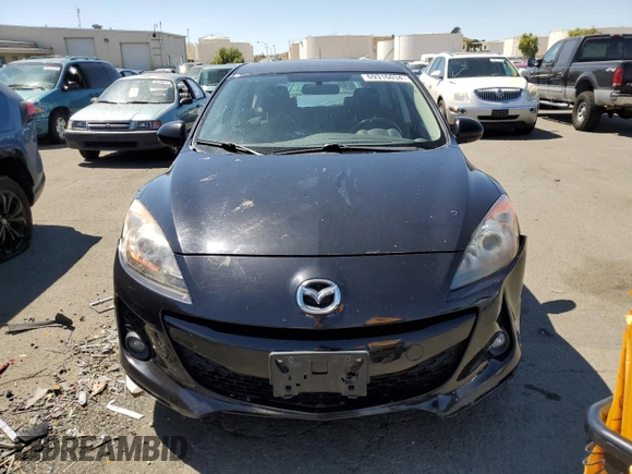 2012 Mazda 3 S Touring with VIN JM1BL1L69C1512876, listed as a Copart auction lot 69316034 with 70,944 mi miles and Salvage Title. Bid and sale history available at DreamBid. Image 5.