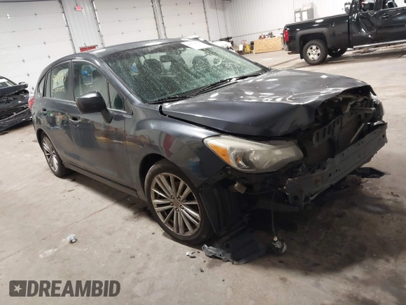 2012 Subaru Impreza Premium с VIN JF1GPAD69CH206914, выставлен на аукционе IAAI как лот 42075903 с пробегом 249 388 миль миль и . История ставок и продаж доступна на DreamBid. Изображение 1.
