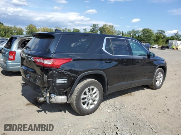 2020 Chevrolet Traverse LS with VIN 1GNEVFKW8LJ275360, listed as a Copart auction lot 70002474 with 74,763 mi miles and Salvage Title. Bid and sale history available at carsss.com. Image 3.