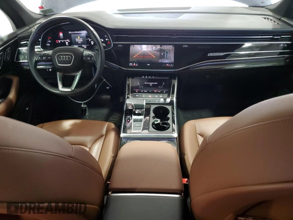 2021 Audi Q7 Premium with VIN WA1AJAF75MD020524, listed as a Copart auction lot 49584935 with 54,929 mi miles and Salvage Title. Bid and sale history available at carsss.com. Image 8.
