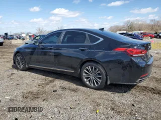 2015 Hyundai Genesis 3.8L with VIN KMHGN4JE7FU084770, listed as a Copart auction lot 50250765 with Not Provided miles and Salvage Title. Bid and sale history available at DreamBid. Image 2.