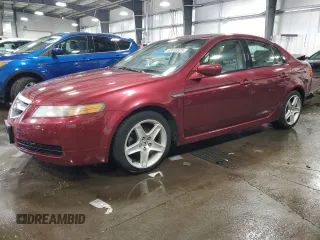 2005 Acura TL with VIN 19UUA66255A080537, listed as a Copart auction lot 52018525 with 162,820 mi miles and Salvage Title. Bid and sale history available at carsss.com. Image 1.
