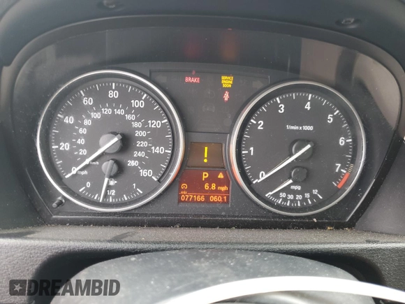 2014 BMW X1 sDrive28i with VIN WBAVM1C51EVW48557, listed as a Copart auction lot 50236455 with 77,166 mi miles and Salvage Title. Bid and sale history available at carsss.com. Image 9.