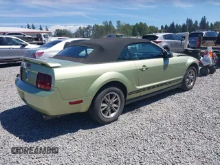 2005 Ford Mustang Deluxe with VIN 1ZVFT84N755254849, listed as a IAAI auction lot 42544077 with 276,391 mi miles and . Bid and sale history available at DreamBid. Image 4.