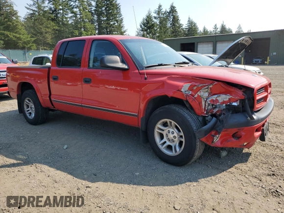 2003 Dodge Dakota Sport with VIN 1D7HL38NX3S350049, listed as a Copart auction lot 70331774 with 159,215 mi miles and Salvage Title. Bid and sale history available at carsss.com. Image 4.
