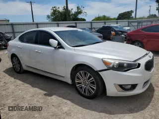 2016 Kia Cadenza Premium with VIN KNALN4D74G5221463, listed as a Copart auction lot 52043394 with 132,093 mi miles and Clean Title. Bid and sale history available at carsss.com. Image 4.
