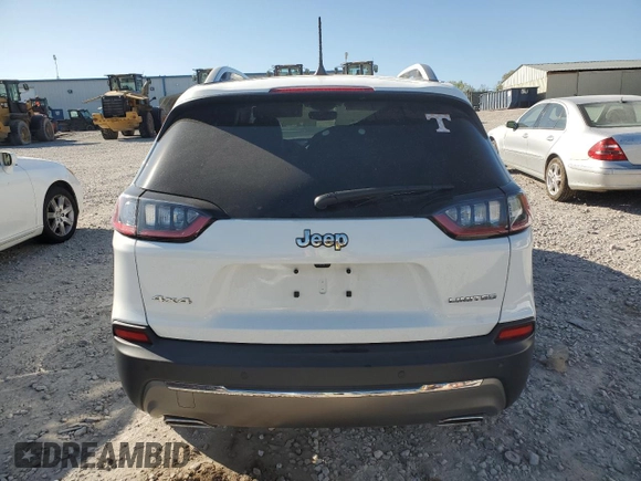 2019 Jeep Cherokee Limited with VIN 1C4PJMDX4KD356442, listed as a Copart auction lot 53324425 with 44,370 mi miles and Salvage Title. Bid and sale history available at carsss.com. Image 6.
