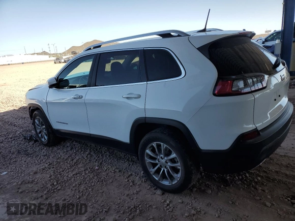 2021 Jeep Cherokee Latitude Lux with VIN 1C4PJLMX5MD112215, listed as a Copart auction lot 46901425 with 62,090 mi miles and Salvage Title. Bid and sale history available at carsss.com. Image 2.