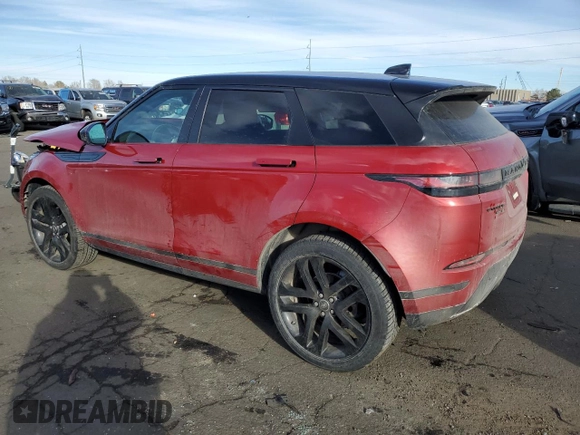 2020 Land Rover Range Rover Evoque SE with VIN SALZP2FX2LH105818, listed as a Copart auction lot 84417104 with 27,829 mi miles and Salvage title. Bid and sale history available at DreamBid. Image 2.