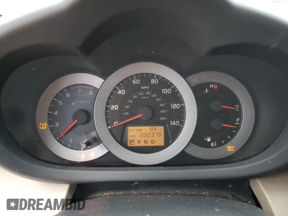 2006 Toyota RAV4 with VIN JTMZD33V466009696, listed as a Copart auction lot 52763895 with 202,375 mi miles and Salvage Title. Bid and sale history available at carsss.com. Image 9.
