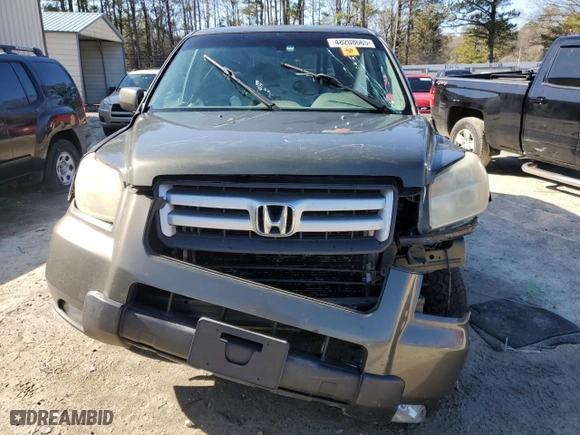 2006 Honda Pilot EX-L with VIN 5FNYF18586B010101, listed as a Copart auction lot 48208665 with 0 mi miles and Salvage Title. Bid and sale history available at carsss.com. Image 5.