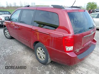 2012 Kia Sedona LX with VIN KNDMG4C71C6493153, listed as a IAAI auction lot 42176426 with 122,375 mi miles. Bid and sale history available at carsss.com. Image 3.