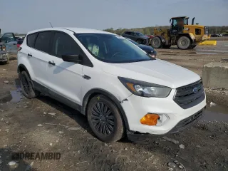 2018 Ford Escape S with VIN 1FMCU0F71JUB73022, listed as a Copart auction lot 53663005 with Not provided miles and Salvage title. Bid and sale history available at DreamBid. Image 4.
