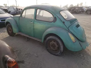 1971 Volkswagen Beetle with VIN 1112643210, listed as a Copart auction lot 87425234 with Not Provided miles and Salvage Title. Bid and sale history available at DreamBid. Image 2.