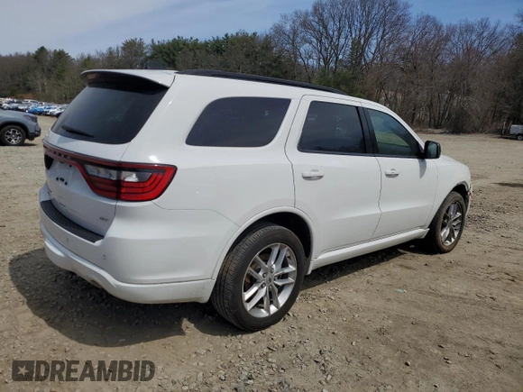 2024 Dodge Durango GT with VIN 1C4RDJDG2RC157212, listed as a Copart auction lot 53964725 with 30,063 mi miles and Salvage Title. Bid and sale history available at DreamBid. Image 3.