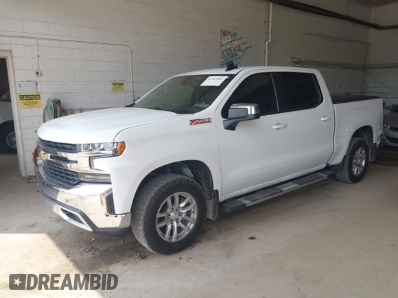 2021 Chevrolet Silverado 1500 LT z VIN 3GCUYDEDXMG439687, wystawiony jako IAAI lot #42561881 z przebiegiem 100 793 mil mil oraz . Historia ofert i sprzedaży dostępna na DreamBid. Obrazek 2.