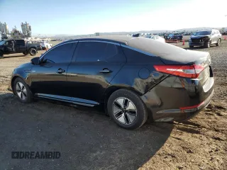 2013 Kia Optima Hybrid LX with VIN KNAGM4AD9D5058688, listed as a Copart auction lot 77583184 with 155,188 mi miles and Salvage Title. Bid and sale history available at carsss.com. Image 2.